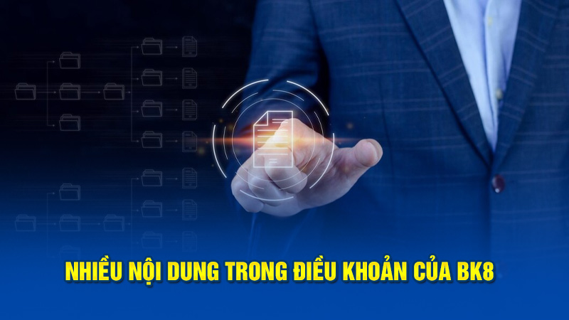 Nhiều nội dung trong điều khoản của BK8